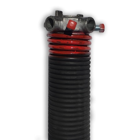 Dura-Lift 0.225 in. Wire x 2 in. D x 29 in. L Torsion Spring in Red Left Wound for Sectional Garage Doors DLTR229L